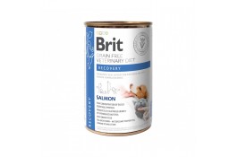 Brit GF Veterinary Diets Recovery вологий корм з лососем для собак і котів 400 г