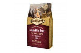 Carnilove Cat Sterilised з ягням та кабаном для стерилізованих котів 2 kg