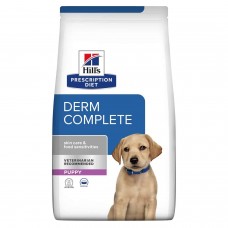 Hill's PD Canine Derm Complete Puppy для цуценят при алергії та харчовій непереносимості з яйцем та рисом 1,5 кг
