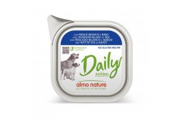 Almo Nature Daily Dog паштет з білою рибою та рисом для собак 100 г*10шт