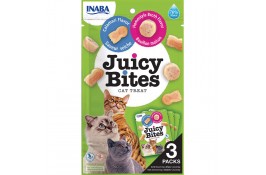 INABA Juicy Bites лакомство для кошек со вкусом домашнего бульона и кальмаров 3 шт*11,3 г