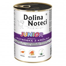 Dolina Noteci Premium влажный корм для щенков с печенью кролика 400 г