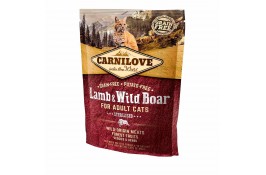 Carnilove Cat Sterilised з ягням та кабаном для стерилізованих котів 0,4 kg