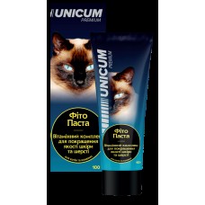 Unicum фітопаста комплекс для поліпшення стану шерсті та шкіри у котів та кошенят 100г.
