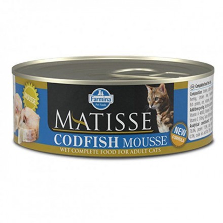 Farmina Matisse Cat Mousse Codfish вологий корм для котів з тріскою 85 г