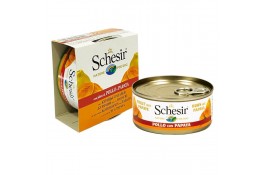 Schesir Chicken Papaya вологий корм для дорослих собак з куркою та папайєю в желе 150 г