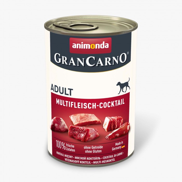 Animonda GranCarno Adult Multi Meat Cocktail вологий корм мультим'ясний коктейль для собак 400 г