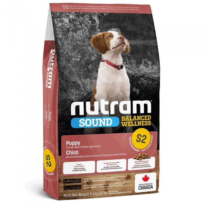 Nutram Sound Balanced Wellness Puppy сухий корм для цуценят з куркою та цільними яйцями 20 кг