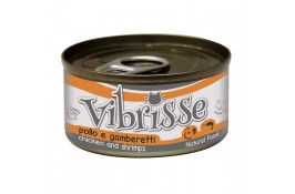 VIBRISSE вологий корм для котів з куркою та креветками 70 г