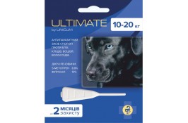 Unicum ULTIMATE капли от блох, клещей, вшей и власоедов для собак 10-20 кг. (1,6 мл)
