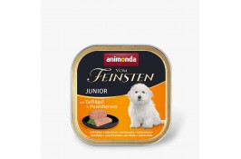 Animonda Vom Feinsten Junior with Poultry + Turkey hearts влажный корм с птицей и индюшачьими сердцами для щенков 150 г