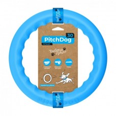 PitchDog игрушка для собак игровое кольцо (голубая) 28 см