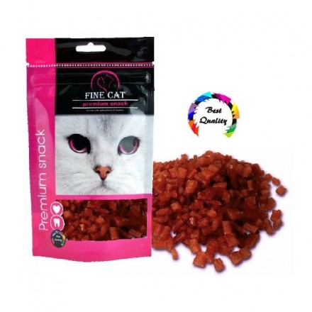Fine Cat ласощі з м'ясом качки для котів 80г