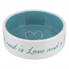 Trixie Pet's Home керамічна миска для собак (кремова/блакитна) 0,8 л/16 см