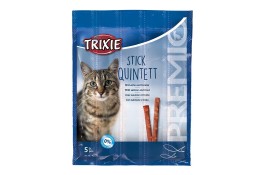 Trixie PREMIO Quadro-Sticks лакомство для котов палочки с лососем и форелью 25гр