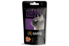 Savory Cat Hair Ball Control Snack лакомство для вывода шерсти у котов 60 г
