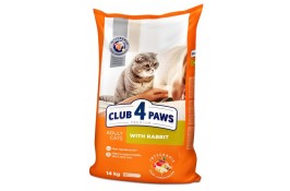 Club 4 Paws Premium Adult Cat Rabbit сухой корм для кошек с кроликом 14 кг