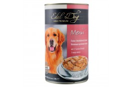 Edel Dog Шматочки з трьома видами м’яса для собак​ 1,2kg