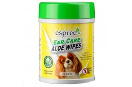 Espree Aloe Ear Care Pet Wipes влажные салфетки с алоэ для чистки ушей собак 60 шт