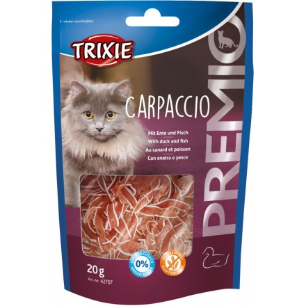 Trixie PREMIO Carpaccio лакомство для котов с уткой и рыбой 20гр