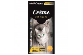AnimAll Сreme ласощі зі смаком курки та лосося для котів 6×15 г