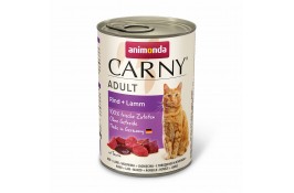 Animonda Carny Adult Beef + Lamb влажный корм с говядиной и ягненком для кошек 400 г
