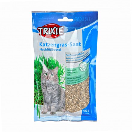 Trixie трава для котов с семенами ячменя 100 г