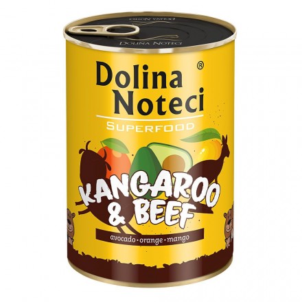 Dolina Noteci Superfood для cобак з м'ясом кенгуру та яловичини 400 г