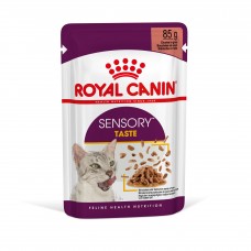 ROYAL CANIN SENSORY TASTE вологий корм для дорослих котів в соусі 85г*12шт