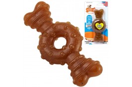 Nylabone Puppy Chew Ring Bone игрушка для щенков средних пород с ароматом курицы 14,6см