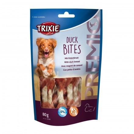 Trixie PREMIO Duck Bites лакомство для собак с уткой 80гр