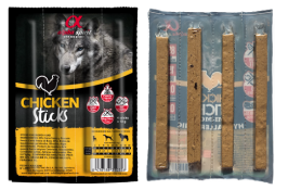 Alpha Spirit Dog Sticks Chicken полувлажные лакомства для собак из курицы 4*10г (палочки)