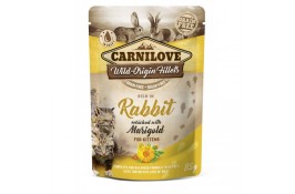 Carnilove Cat Pouch влажный корм для котят с кроликом и календулой 85 г