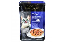 Edel Cat Шматочки з лососем і фореллю в соусі для котів, пауч 100g