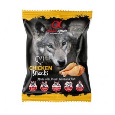 Alpha Spirit Dog Snacks Chicken напіввологі ласощі з курки 50г (кубики)