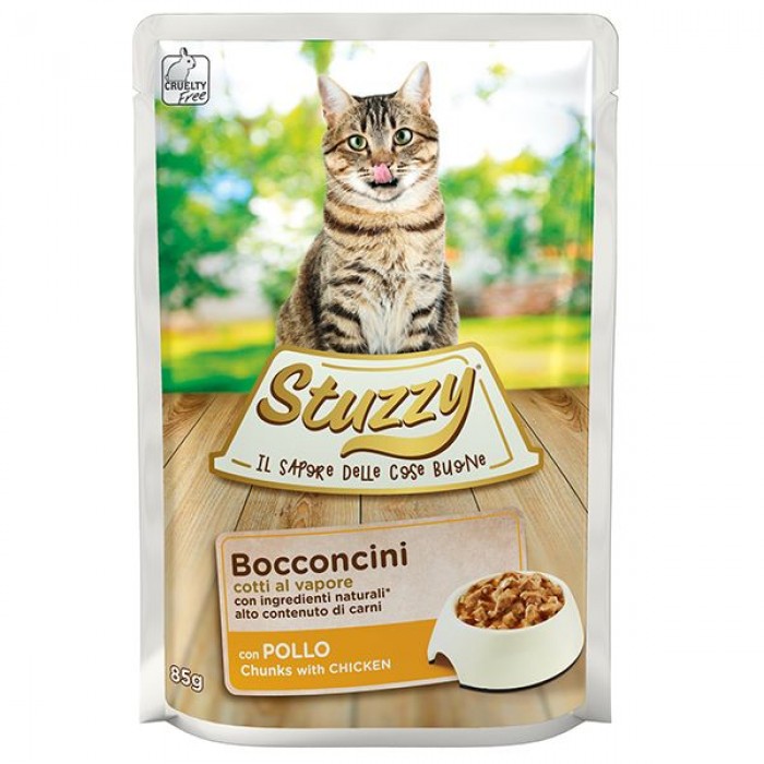 Stuzzy Cat Chicken влажный корм для котов с курицей в соусе 85г*24шт