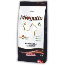 Morando Miogatto Sterilised сухой корм для стерилизованных котов с курицей 10 кг