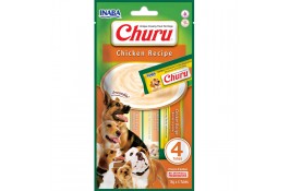 INABA Churu лакомство для собак сливочный мусс с курицей 14 г (4шт/уп)