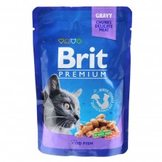 Brit Premium Cat pouch тріска 100г*24шт