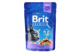 Brit Premium Cat pouch тріска 100г*24шт