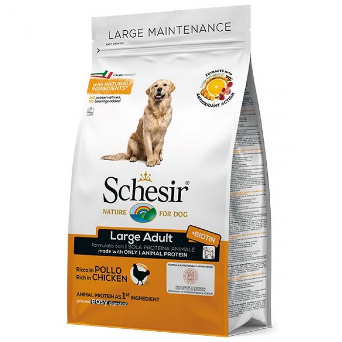 SCHESIR DOG LARGE ADULT CHICKEN сухий корм для собак великих порід з куркою 4 кг