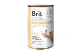 Brit GF Veterinary Diets Dog Hepatic з індичкою та горошком для собак 400g