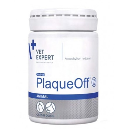 Vet Expert PlaqueOff пищевая добавка для поддержания здоровья зубов и предотвращения зубного налета 20 г