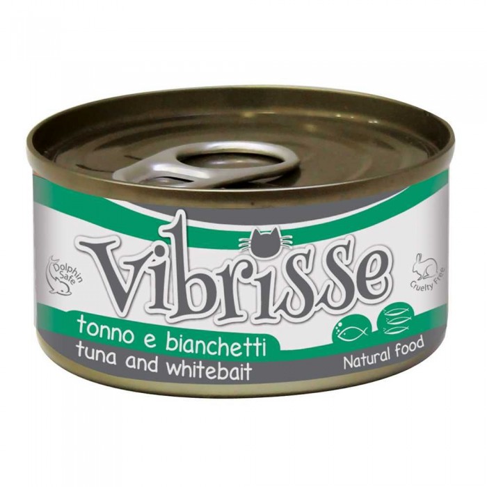 Vibrisse влажный корм для котов с тунцом и корюшкой 70 г