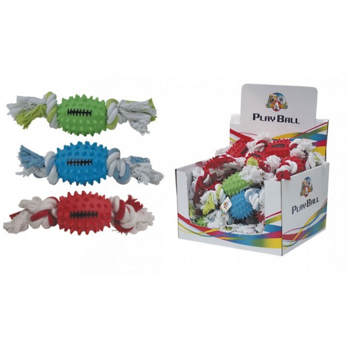 Croci игрушка для собак "Бейсбольный мяч с канатом" 26 см