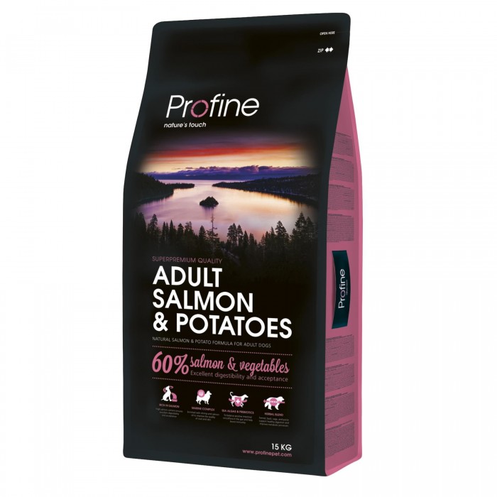 Profine Adult Salmon сухой корм гипоалергенный с лососем 15 кг