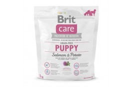 Brit Care GF Puppy Salmon and Potato сухий корм для цуценят всіх порід з лососем та картоплею 1кг