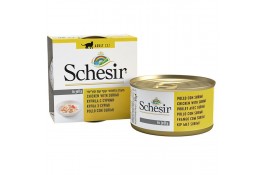 Schesir Chicken Surimi вологий корм для дорослих котів з куркою та сурімі в желе 85 г