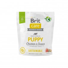 Brit Care Dog Sustainable Puppy корм для цуценят з куркою та комахами 1 кг