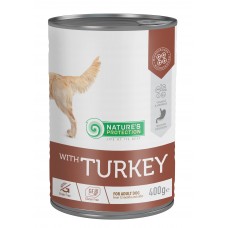 Nature's Protection with Turkey вологий корм для собак з індичкою 400 г*6шт.
